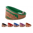  Ace Traditional Leather Hand-crafted Dog Collar: 6 Colours 